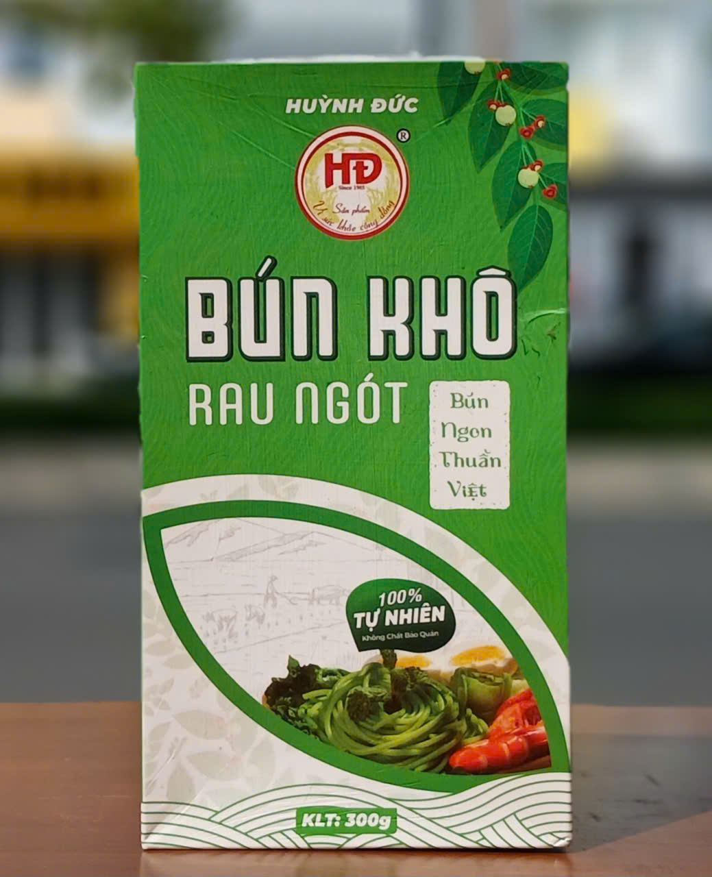 Bún khô rau ngót
